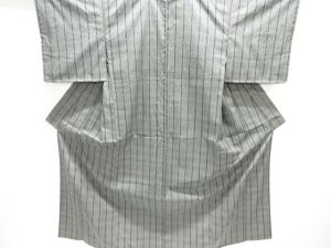 縞に抽象模様着物